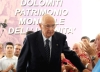 Il Presidente Napolitano alla cerimonia celebrativa delle Dolomiti Patrimonio Mondiale dell'Umanità