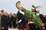 Il Presidente Napolitano depone una corona d'alloro al Monumento dello Sbarco dei Mille