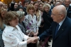 Il Presidente Napolitano in occasione dell'incontro con alcuni rappresentanti della collettività  italiana