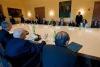 Il Presidente Napolitano nel corso dell'incontro con gli esponenti del mondo accademico 