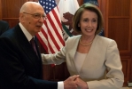  Il Presidente Napolitano con Nancy Pelosi, "Speaker" del Congresso