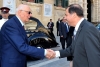 l Presidente Napolitano accolto dal Presidente della Repubblica di Malta George Abela