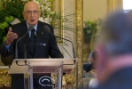 Il Presidente Napolitano in occasione della colazione offerta dal Presidente del Senato francese Gerard Larcher,