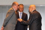 Il Presidente Napolitano con il Presidente del Portogallo e S.M. il Re di Spagna 