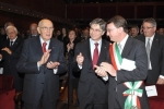 Il Presidente Napolitano con il Sindaco di Forlì
