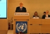 Il Presidente Napolitano durante il suo intervento al Consiglio per i Diritti Umani