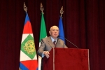 Il Presidente Napolitano durante il suo intervento al Teatro Regio 