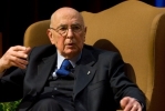  Il Presidente Napolitano nel corso della Fireside chat con il Professor Weiler