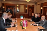 Il Presidente della Repubblica Napolitano con Valdis Zatlers,  Presidente della Repubblica di Lettonia