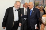 Il Presidente Napolitano con Dan David