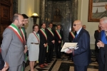 Il Presidente Giorgio Napolitano durante l'incontro con i Sindaci della Provincia de La Spezia