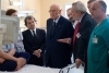 Il Presidente della Repubblica Giorgio Napolitano durante la visita ai reparti dell'Ospedale Pediatrico Santobono Pausilipon