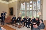 Il Presidente della Repubblica Giorgio Napolitano all'Università di Oxford al Pembroke College