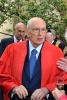 Il Presidente della Repubblica Giorgio Napolitano durante la cerimonia 