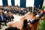 Il Presidente Giorgio Napolitano all'Aula Pessina dell'Università "Federico II"