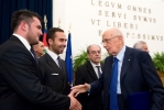 Il Presidente Giorgio Napolitano all'Aula Pessina 