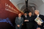 Il Presidente Giorgio Napolitano al suo arrivo al Museo Archeologico Regionale 