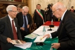 Il Presidente Giorgio Napolitano con il prof. Salvo Mastellone