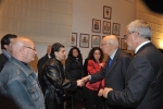 Il Presidente Giorgio Napolitano con i familiari delle vititme del crollo della Palazzina di Barletta