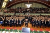 Il Presidente Napolitano al Palasangiacomo in occasione della cerimonia commemorativa di Giuseppe Di Vagno