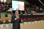 Il Presidente della Repubblica Giorgio Napolitano  al Palasangiacomo 