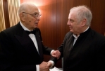 Il Presidente della Repubblica Giorgio Napolitano con il Maestro Daniel Barenboim