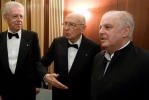 Il Presidente Napolitano e il Presidente Monti con il Maestro Daniel Barenboim