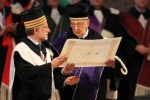 Il Presidente Giorgio Napolitano, con il Rettore dell'Università Alma Mater di Bologna, Ivano Dionigi