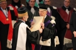 Il Presidente Giorgio Napolitano, con il Rettore dell'Università Alma Mater di Bologna, Ivano Dionigi