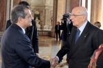 Il Presidente Giorgio Napolitano  con Giovanni Tria, Presidente della Scuola Superiore della Pubblica Amministrazione