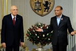 Il Presidente Napolitano con Moncef Marzouki, Presidente della Repubblica Tunisina