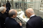 Il Presidente Giorgio Napolitano visita la collezione archeologica di Palazzo Branciforte