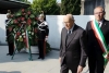 Il Presidente della Repubblica Giorgio Napolitano con il Sindaco di Gemona 