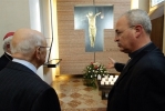 Il Presidente Giorgio Napolitano nel corso della visita al Duomo 