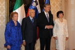  Il Presidente Giorgio Napolitano e la signora Napolitano con il Presidente della Repubblica di Slovenia