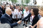 Il Presidente Napolitano al Villaggio Olimpico