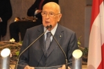 Il Presidente  durante il suo intervento dopo aver ricevuto l'onorificenza 