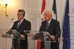 Il Presidente Napolitano e il Presidente della Repubblica d'Austria. il signor Heinz Fischer