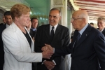 Il Presidente Giorgio Napolitano con il l'attore e Regista Robert Redford 