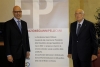 Il Presidente Giorgio Napolitano con Nicola Pellicani,  Segretario della Fondazione "Gianni Pellicani"