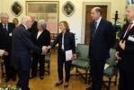 Il Presidente Giorgio Napolitano con il Presidente del Consiglio, Mario Monti