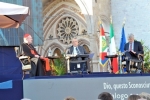 Il Presidente Giorgio Napolitano con il Cardinale Gianfranco Ravasi e Ferruccio De Bortoli