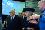 Il Presidente Giorgio Napolitano con S.M. La Regina Beatrix visitano il centro ESTEC