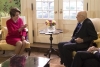 Il Presidente Giorgio Napolitano nel corso dell'incontro con la Minority leader, Nancy Pelosi alla Blair House