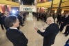 Il Presidente della Repubblica Giorgio Napolitano, con a fianco l'Ambasciatore d'Italia 