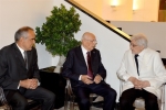 Il Presidente Giorgio Napolitano con il Regista Ettore Scola 