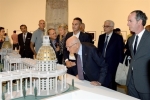 Il Presidente Giorgio Napolitano durante la visita alla 55° Esposizione Internazionale d'Arte 