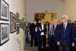 Il Presidente Giorgio Napolitano durante la visita alla 