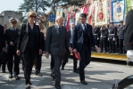 Il Presidente Giorgio Napolitano con il Ministro della Difesa, Roberta Pinotti,