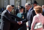 Il Presidente Giorgio Napolitano accolto dal Presidente della Confederazione Svizzera Didier Burkhalter 